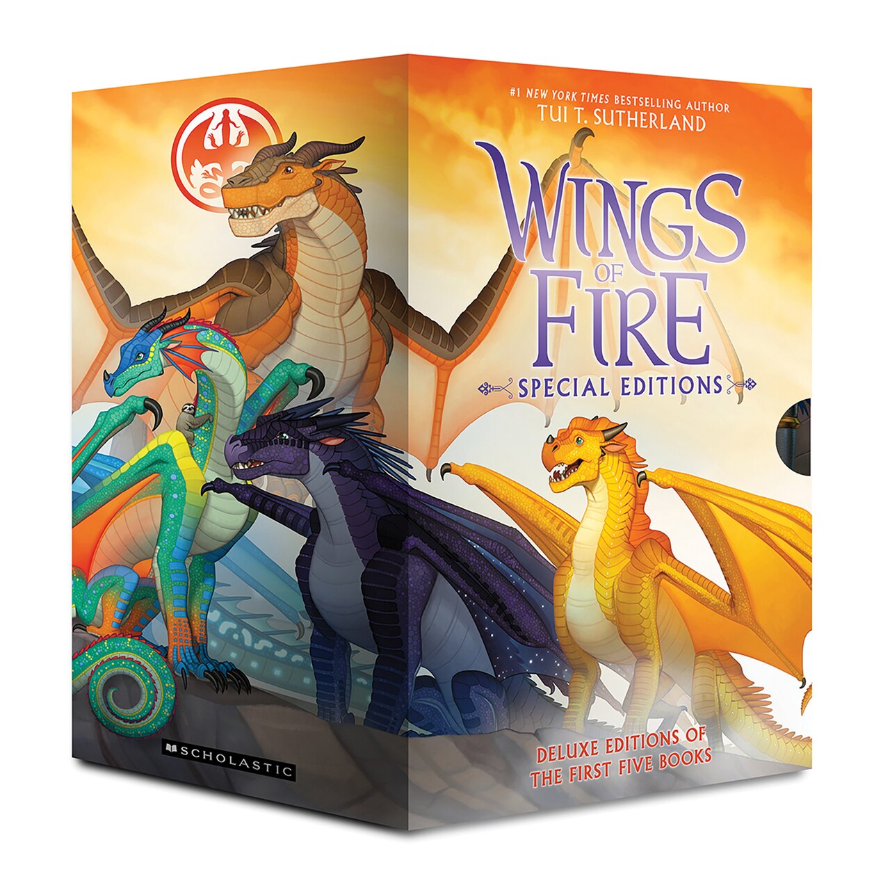 Wings of Fire #1-5 Special Edition Box Set by Tui T. Sutherland