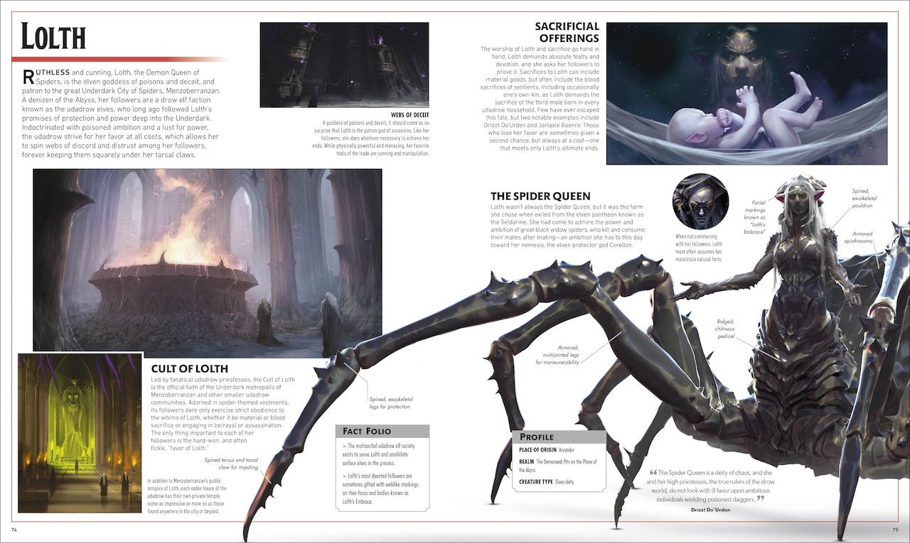 その他 dndn2327 Dungeons and Dragons The Legend of Drizzt Visual Dictionary by