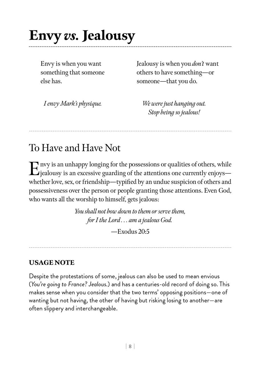 Dictionary of Fine Distinctions: Nuances, Niceties, and Subtle