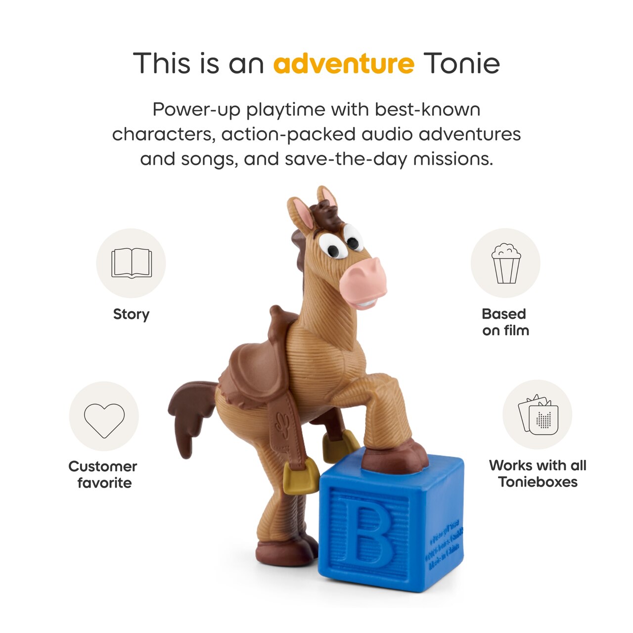 Tonies Disney Pixar Toy Story 5: Bullseye Tonie Figurine | Indigo