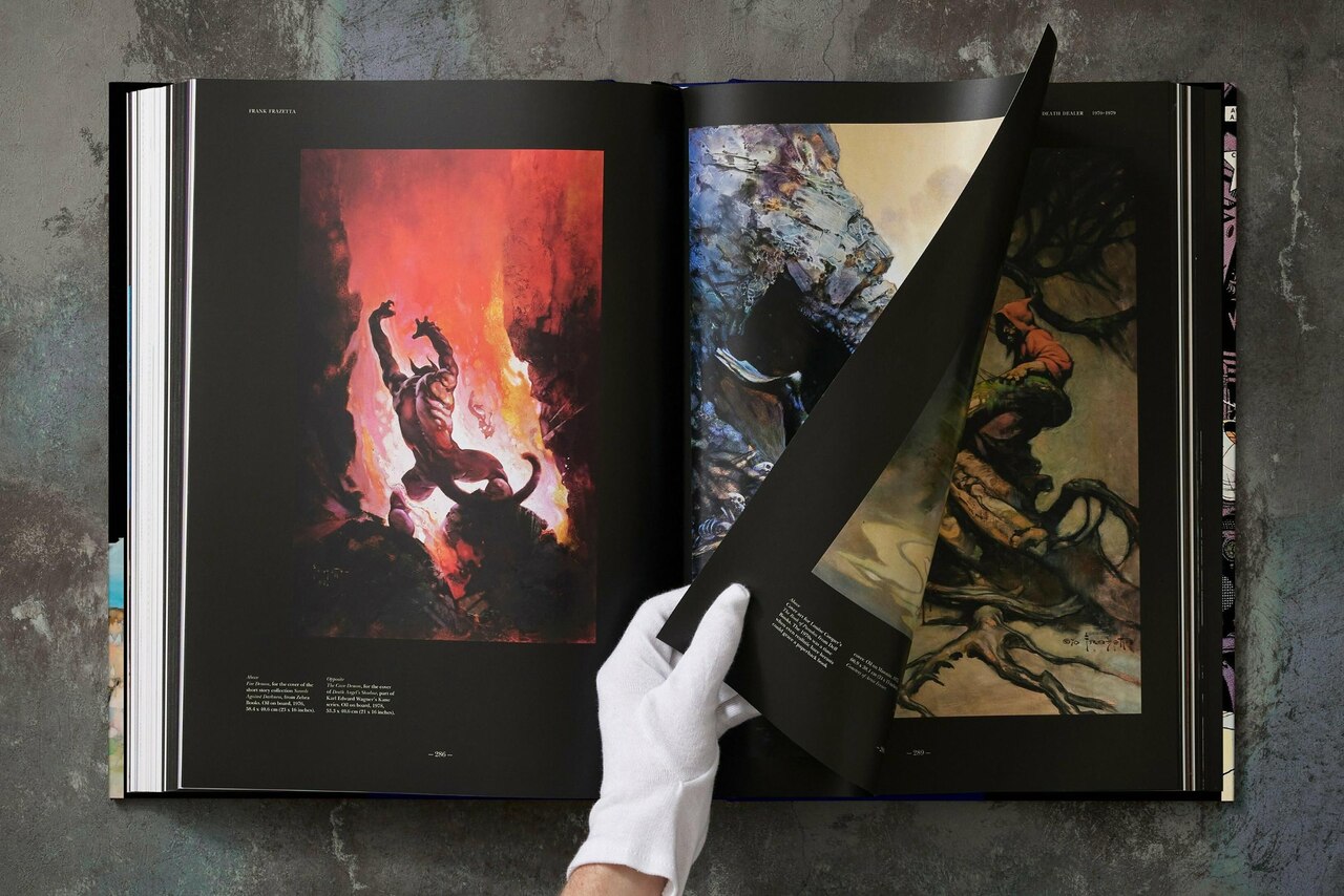 The Fantastic Worlds of Frank Frazetta by Dan Nadel, (Hardcover