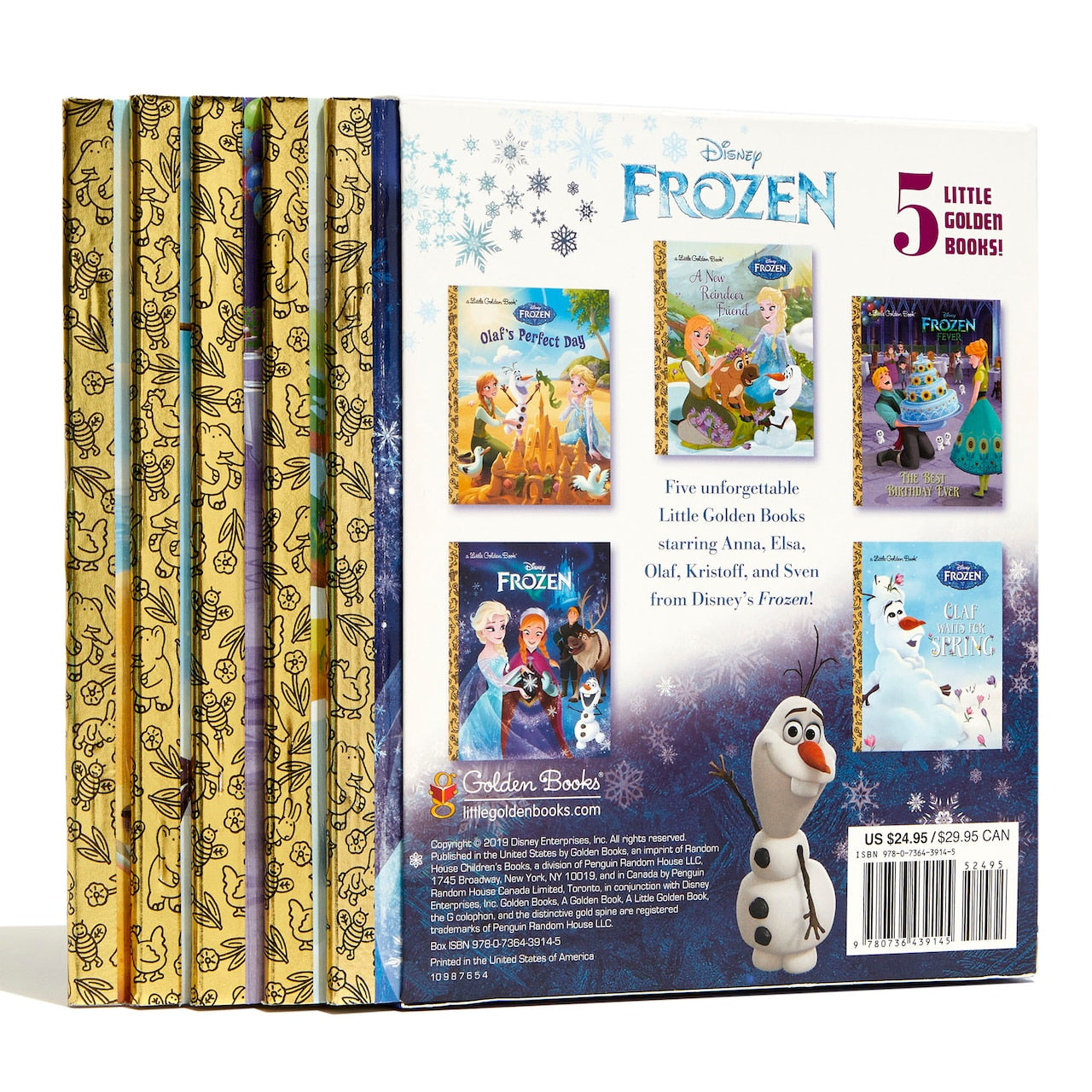 Frozen Little Golden Book Library (Disney Frozen): Frozen; A New