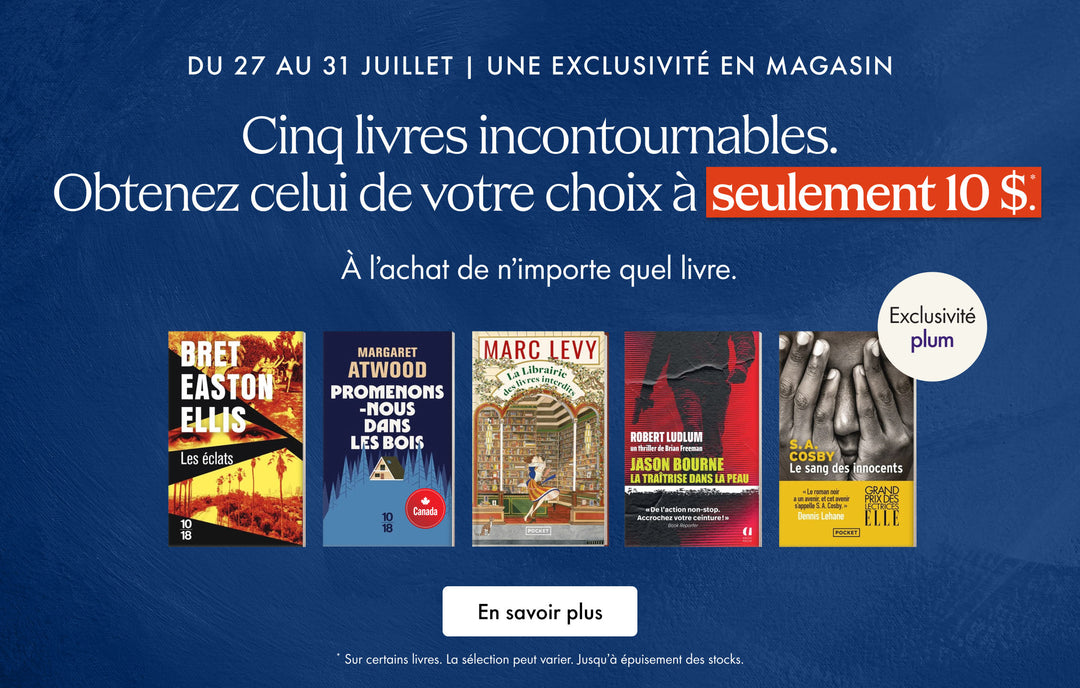 Choix de livre 10 $