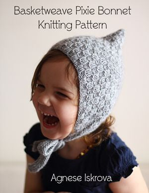 Basketweave Pixie Bonnet Knitting Pattern by Agnese Iskrova, (Kobo ...