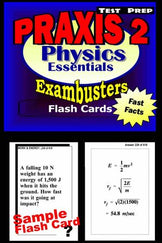 PRAXIS II Physics Test Prep Review--Exambusters Flash Cards: PRAXIS II ...