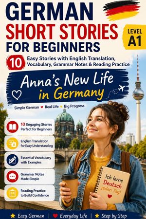 German Short Stories for Beginners: Anna's New Life in Germany: 10 Easy ...