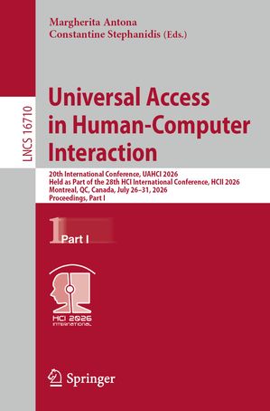 Universal Access in Human-Computer Interaction: 20th International ...